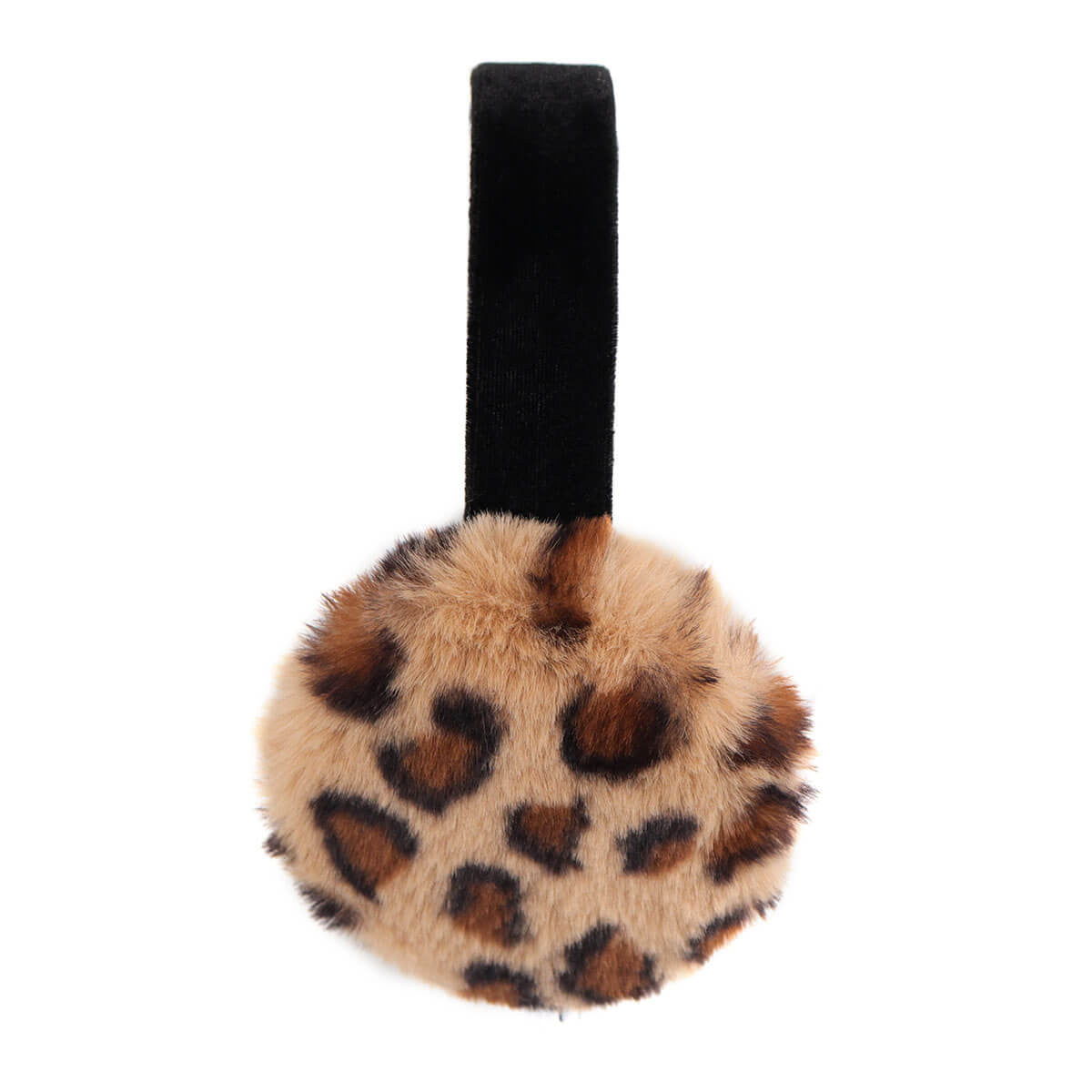 Faux Rex Rabbit Fur Earmuffs with Velvet Band