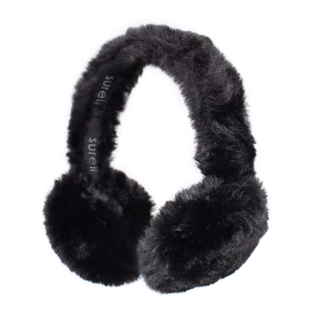 Faux Rex Rabbit Earmuffs with Halo Band
