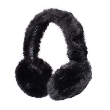 Faux Rex Rabbit Earmuffs with Halo Band