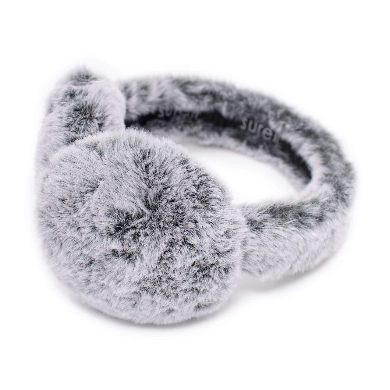 Faux Rex Rabbit Earmuffs with Halo Band