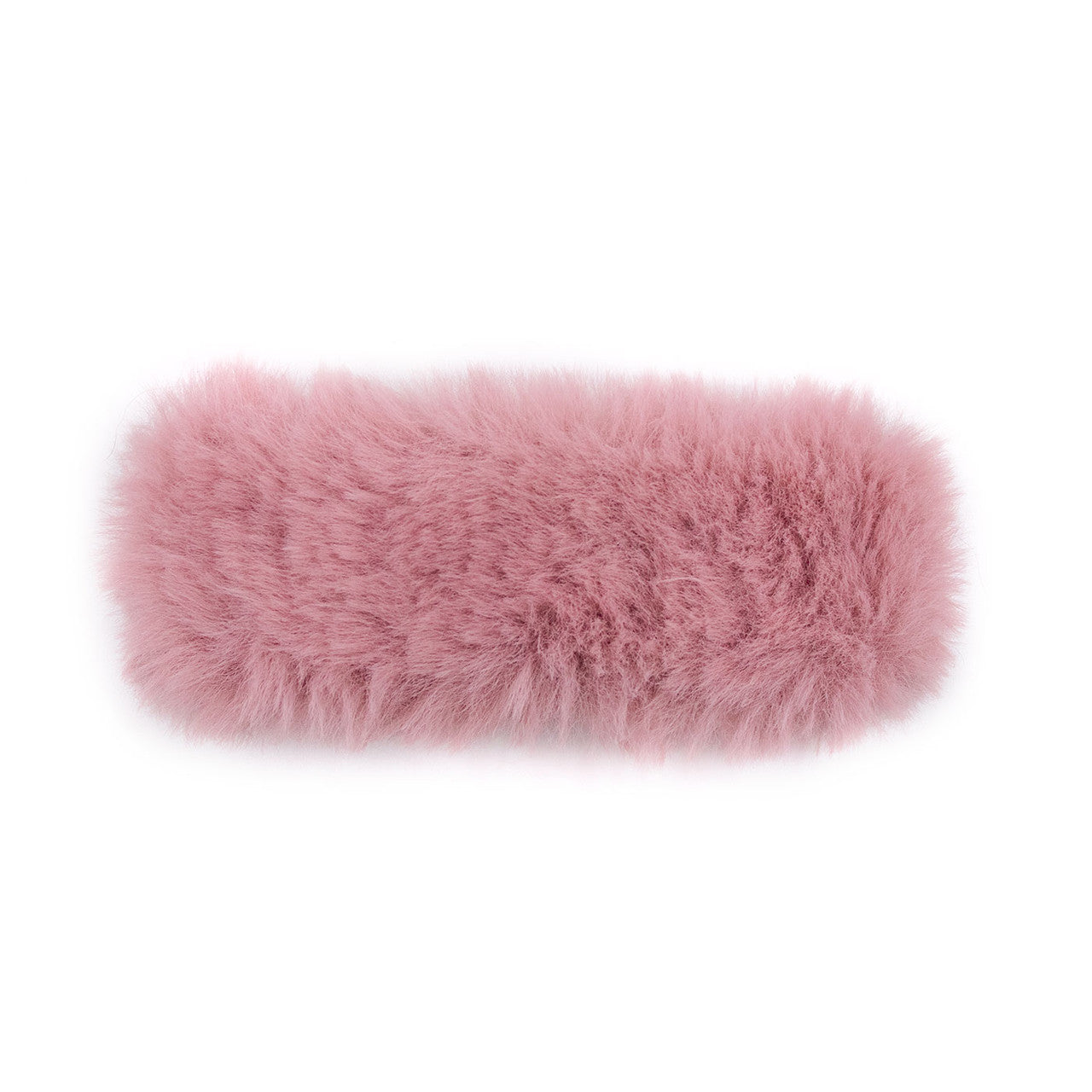 Pink Faux Fur Hair Clip