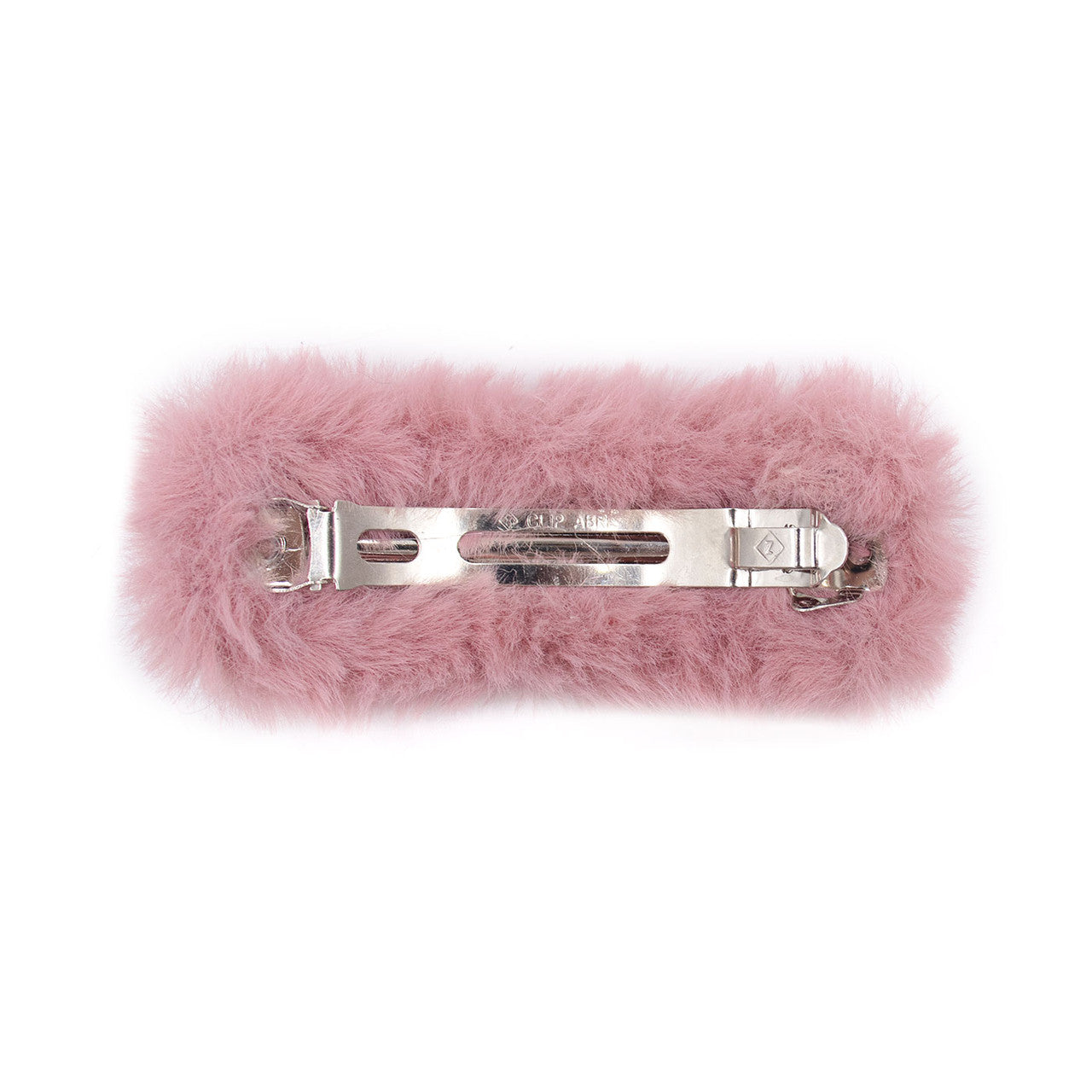 Pink Faux Fur Hair Clip