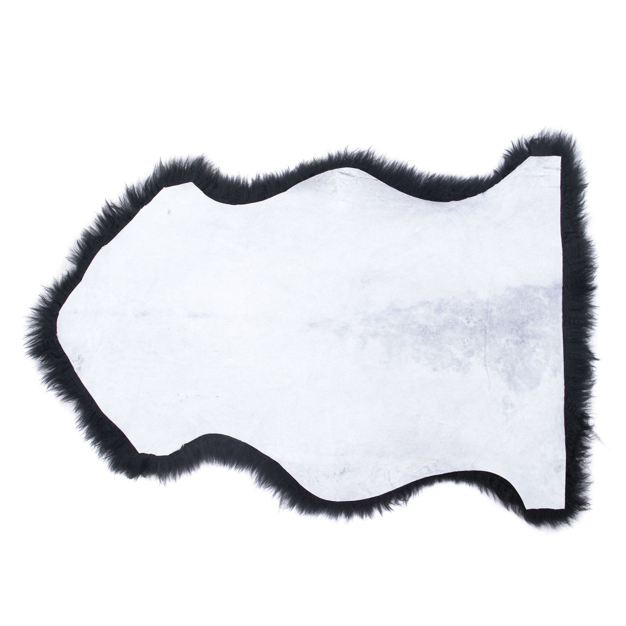 Single Pelt Sheepskin Rug Black