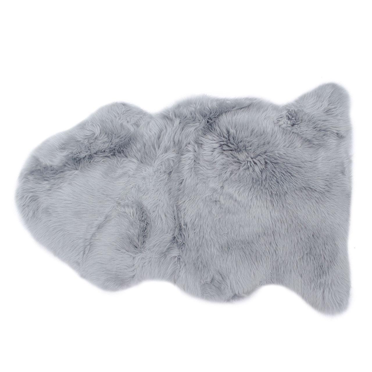 Single Pelt Sheepskin Rug Grey