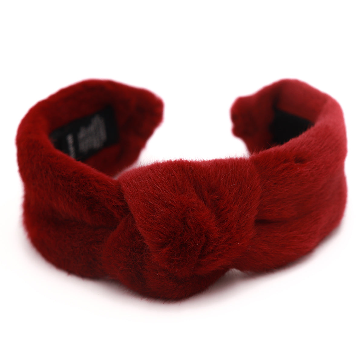 Faux Mink Fur Hairband with Knot