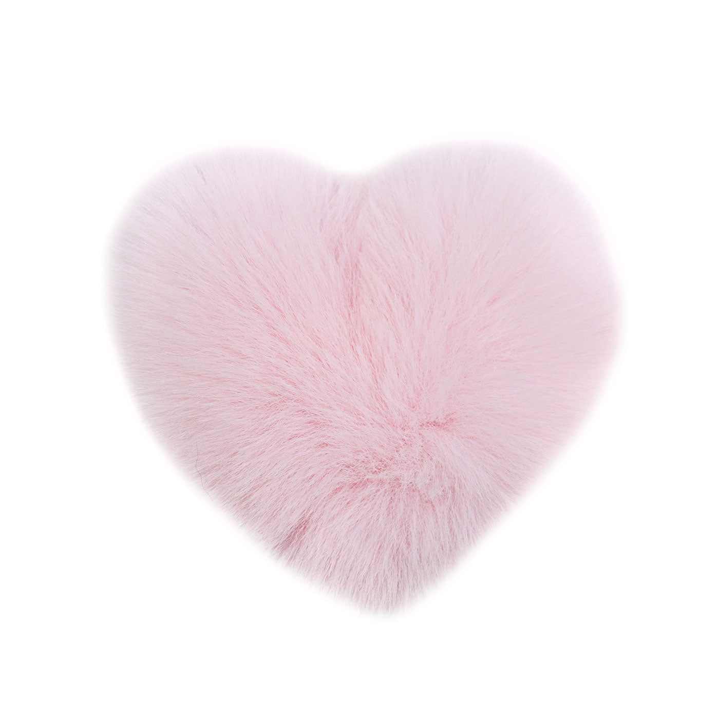 Faux Fur Heart Shaped Hair Tie