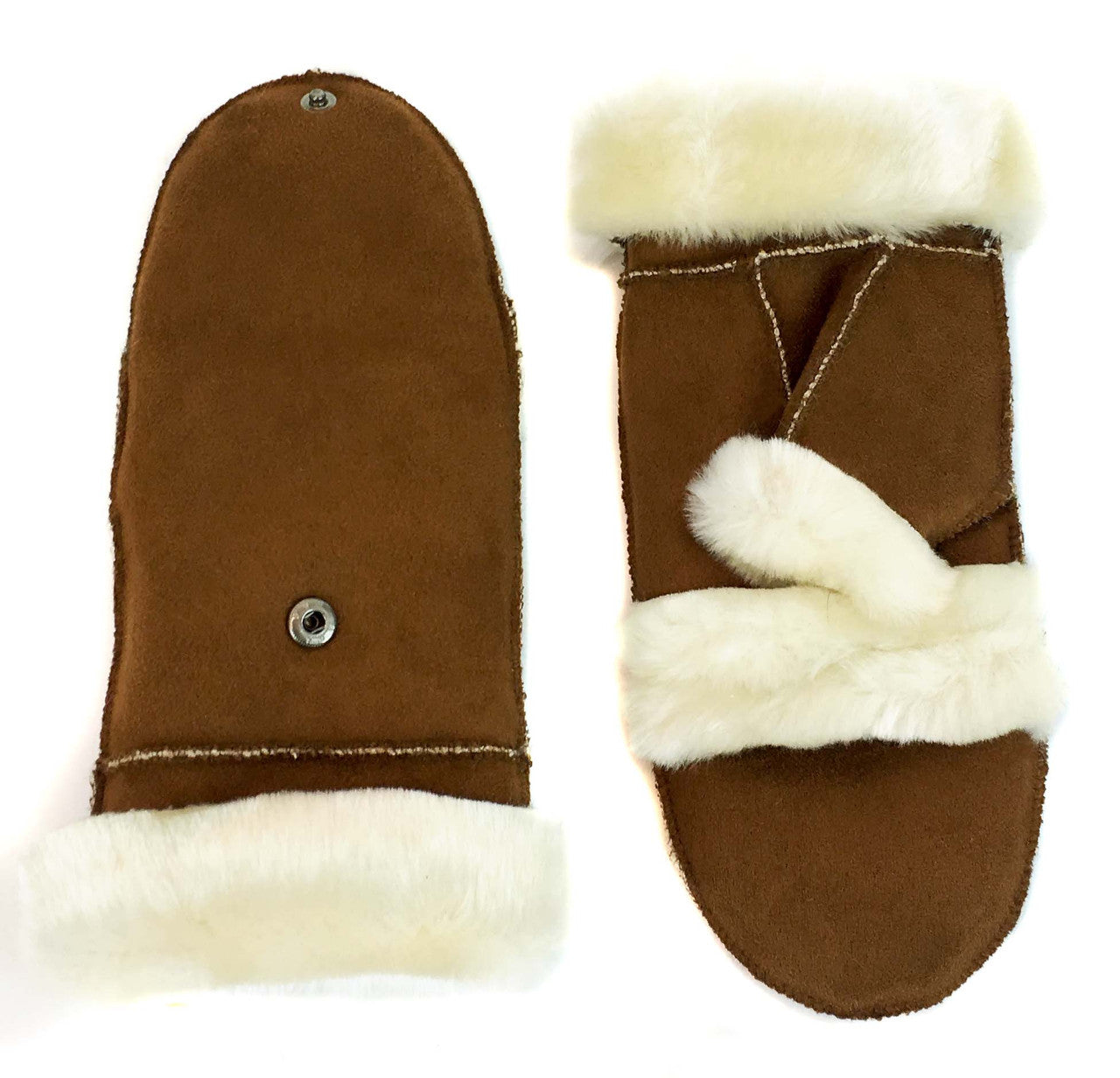 Children's Faux Shearling Fliptop Mittens