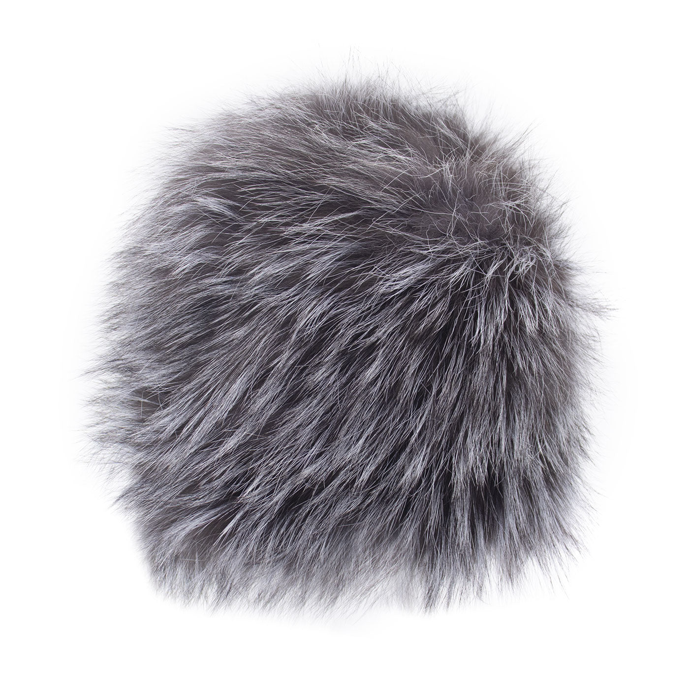 Fox Fur Knit Stretch Beanie