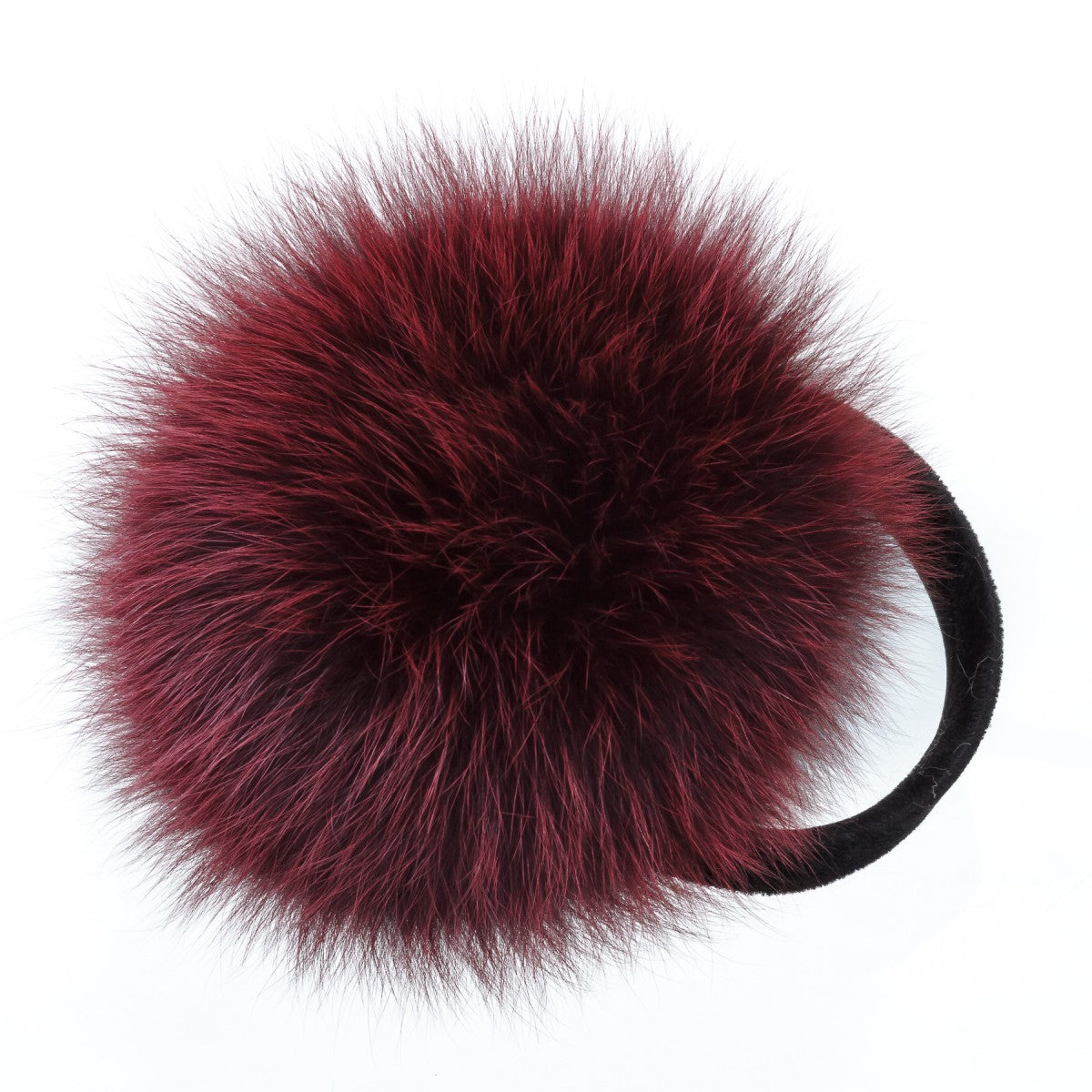 Fox Fur Earmuff with Velvet Band