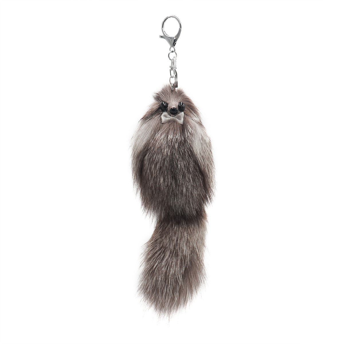 Fox Fur Fox-Shaped Keychain