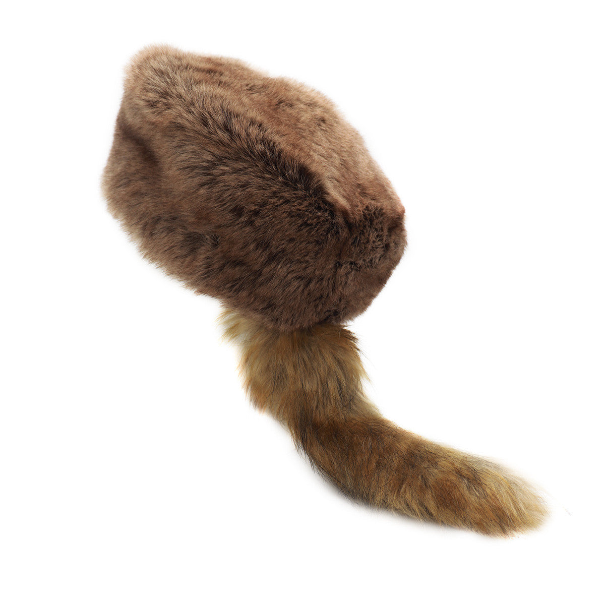 Faux Fur Davy Crockett Hat