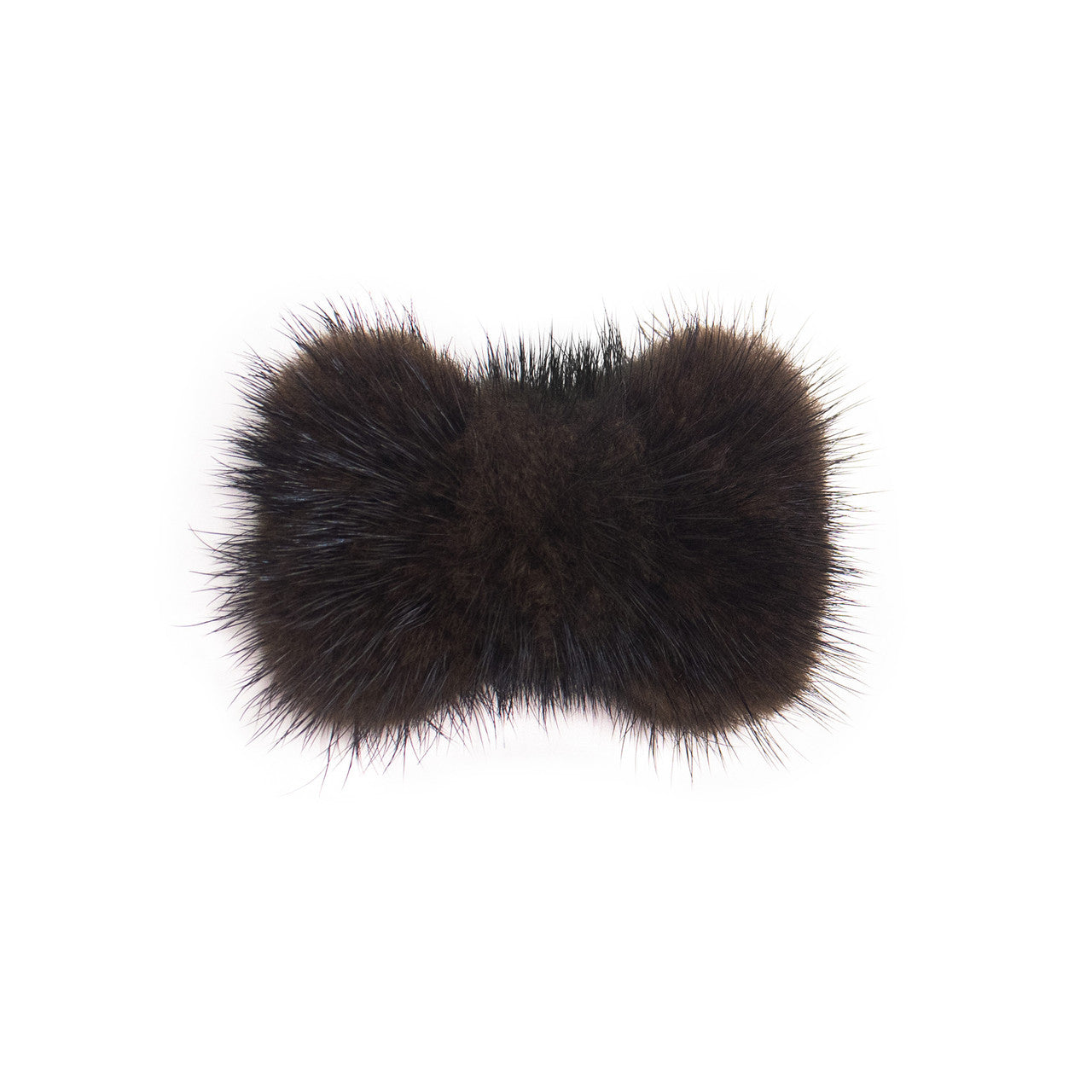 Mink Fur Bow Shaped Hair Clip