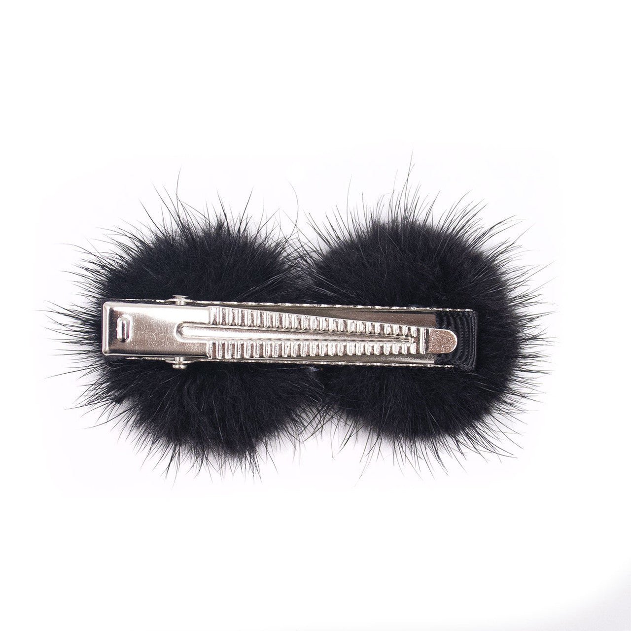 Black Mink Bling Barrette