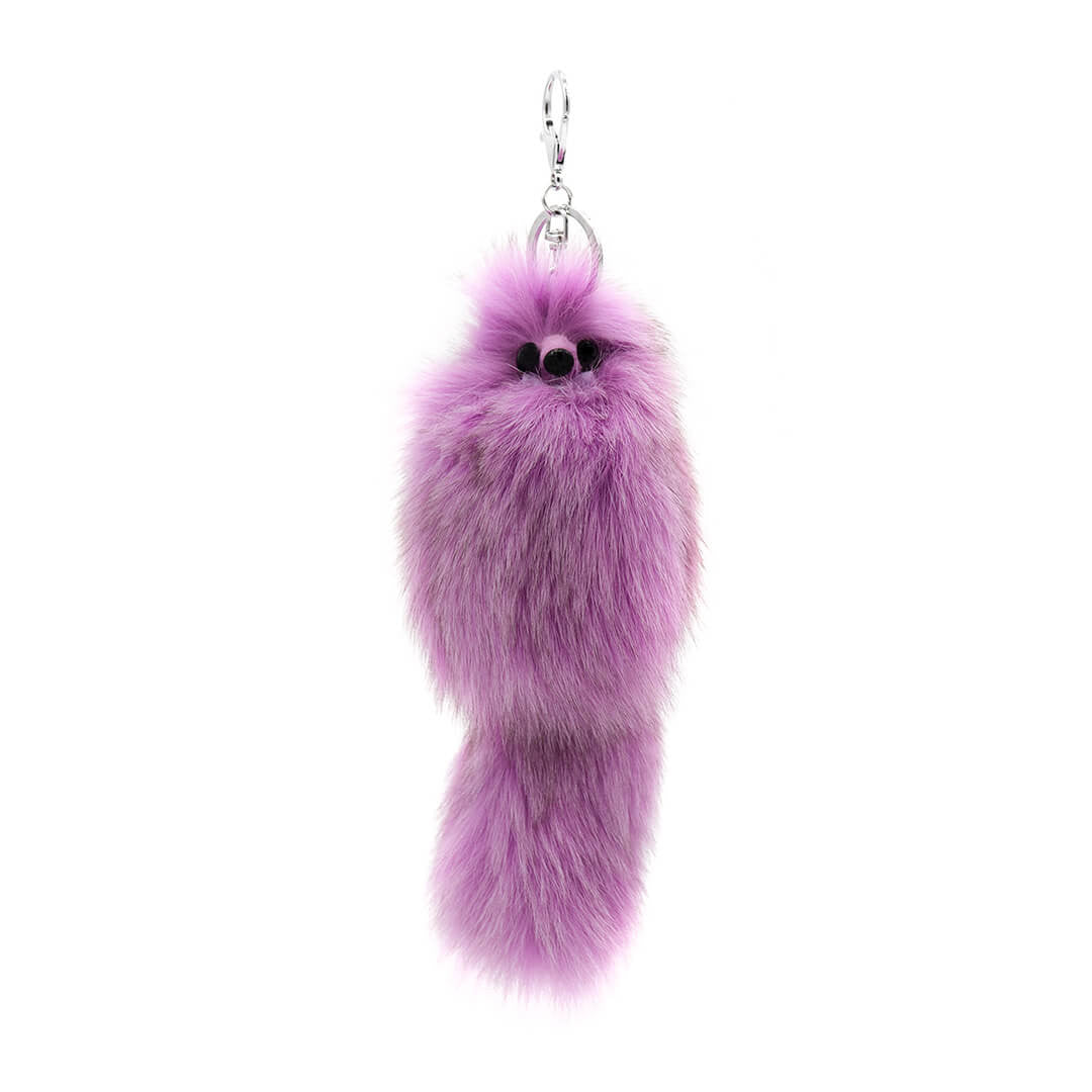 Fox Fur Fox-Shaped Keychain