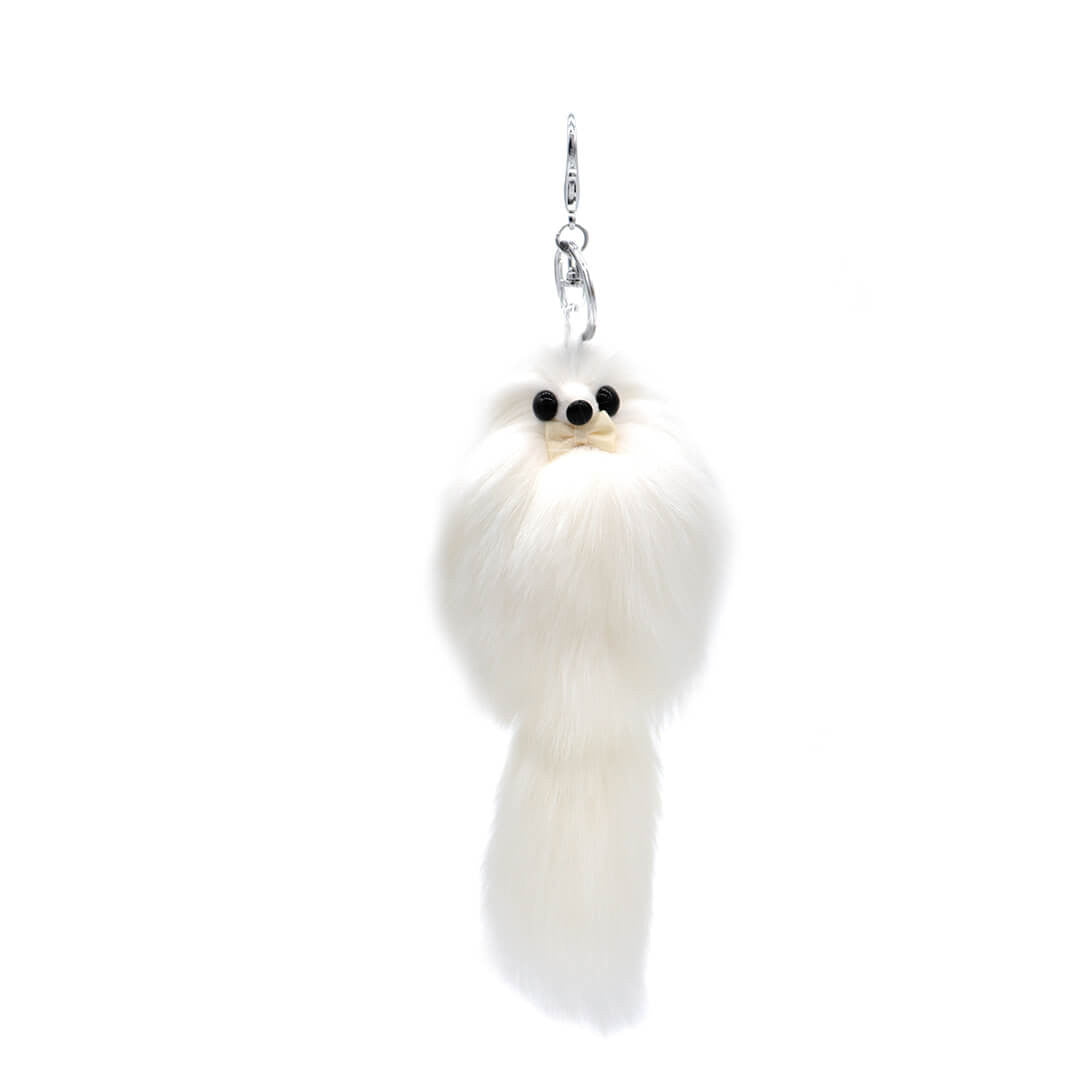 Fox Fur Fox-Shaped Keychain