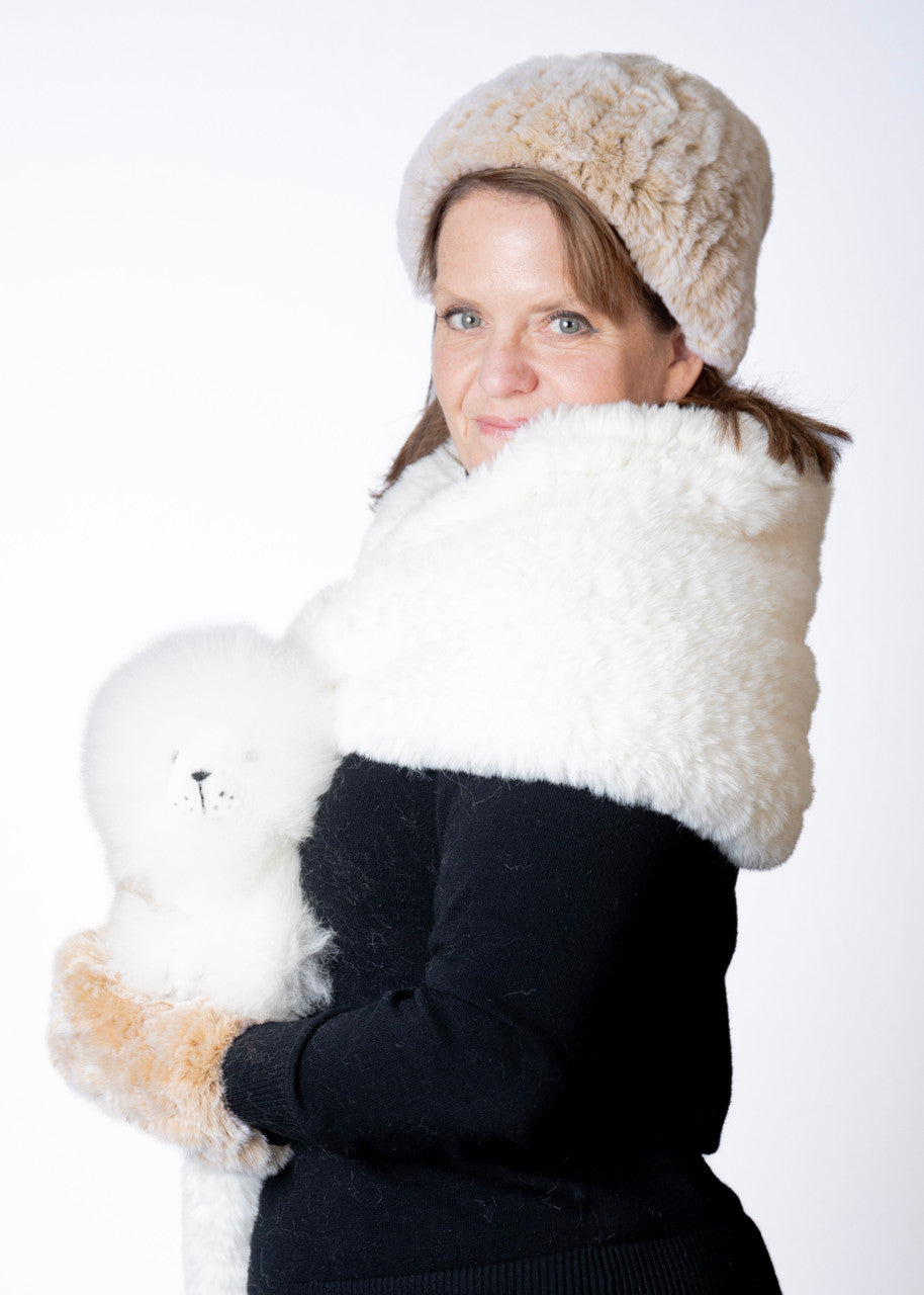 Rex Rabbit Textile Beanie