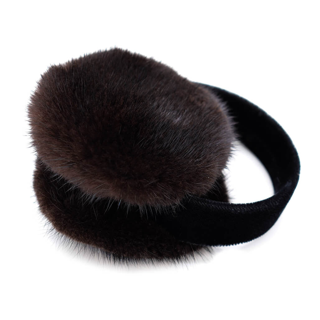 Mink Fur Earmuff with Velvet Band