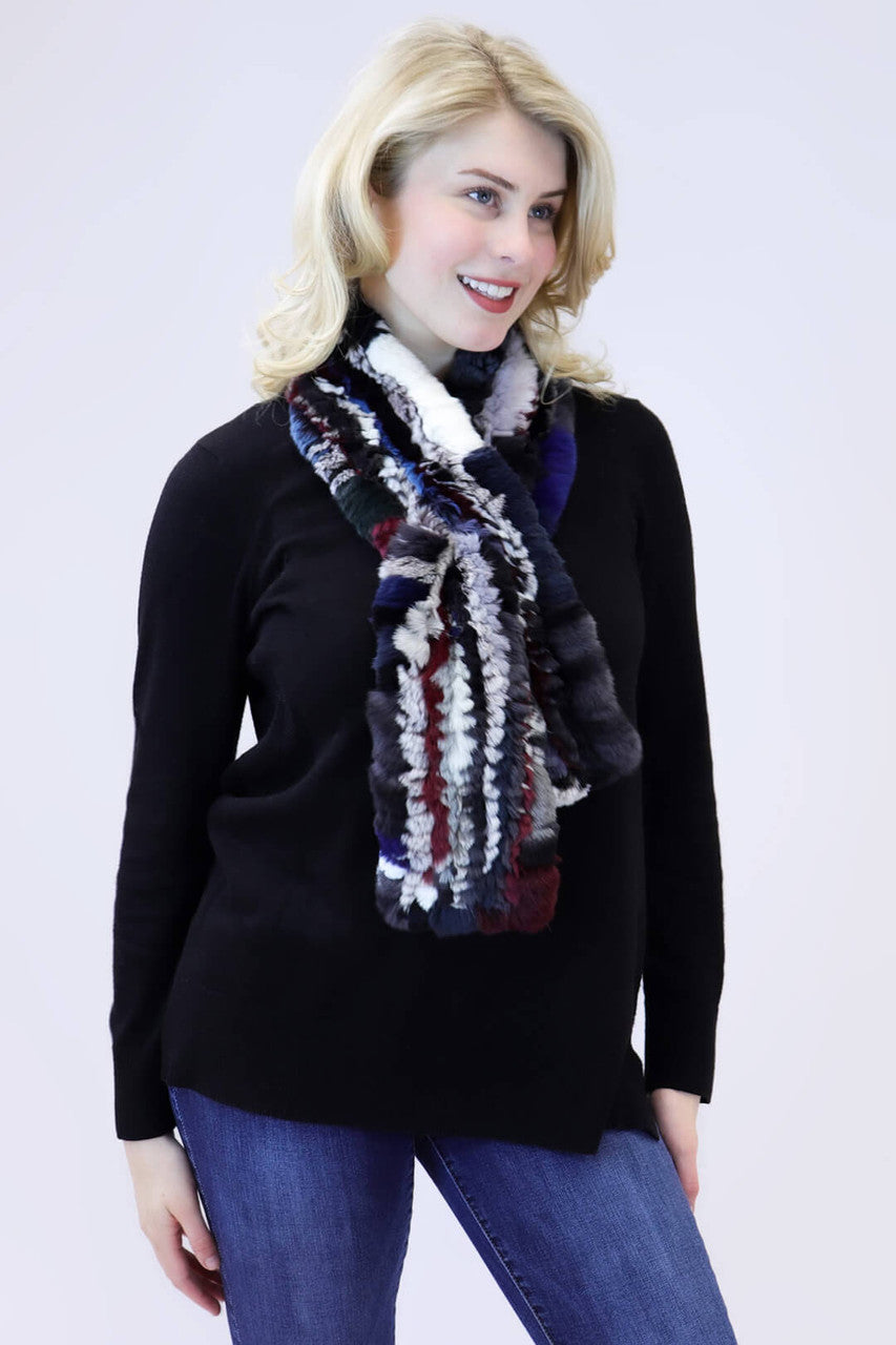 Rex Rabbit Pull Through Scarf Multicolored