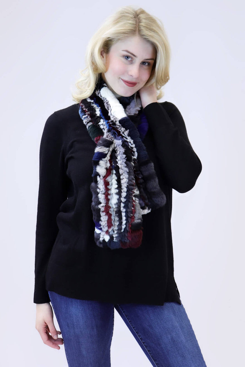 Rex Rabbit Pull Through Scarf Multicolored