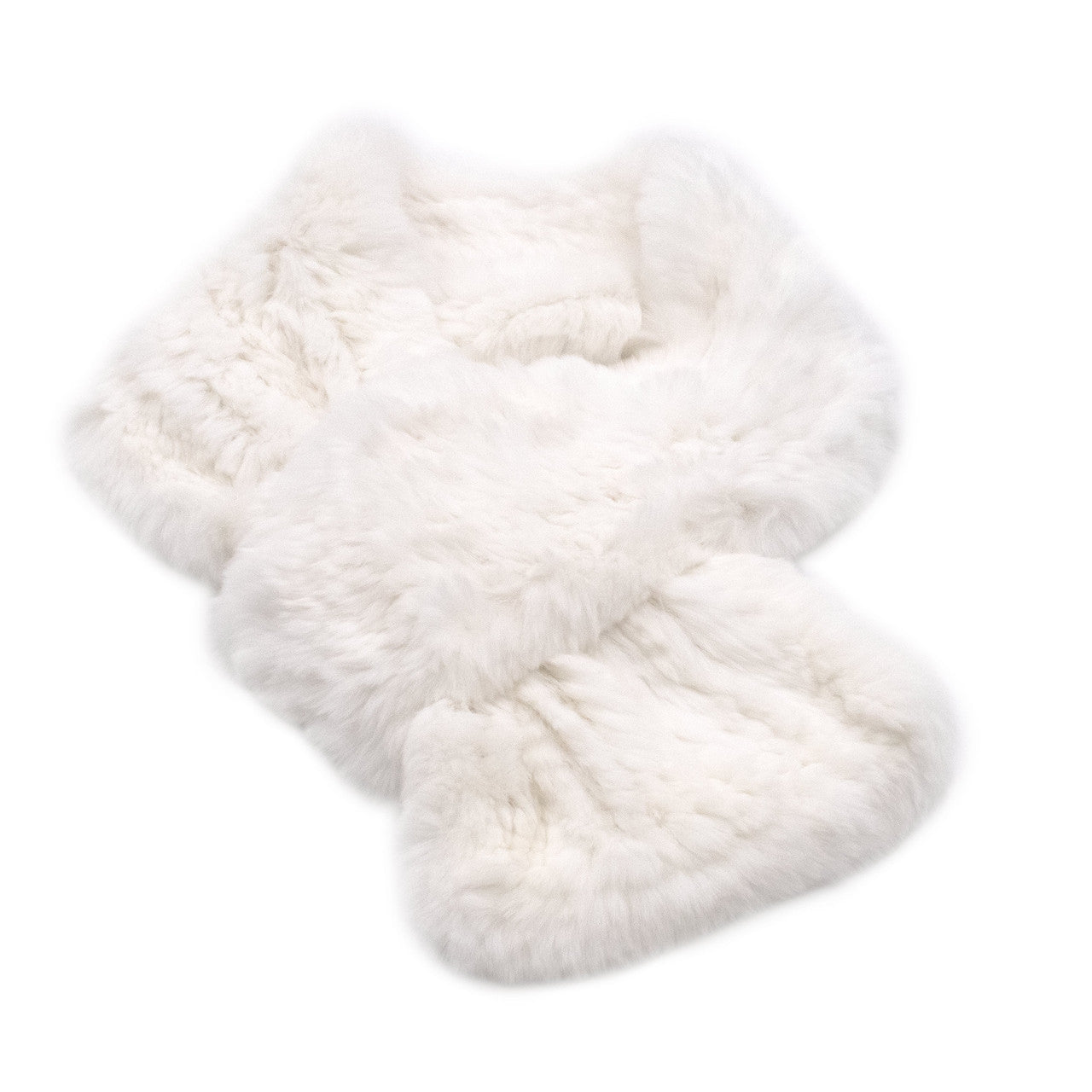 White Rex Textile Knit Pull-Through
