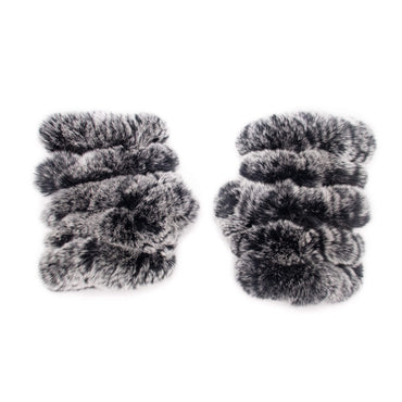 Rex Rabbit Fur Fingerless Gloves