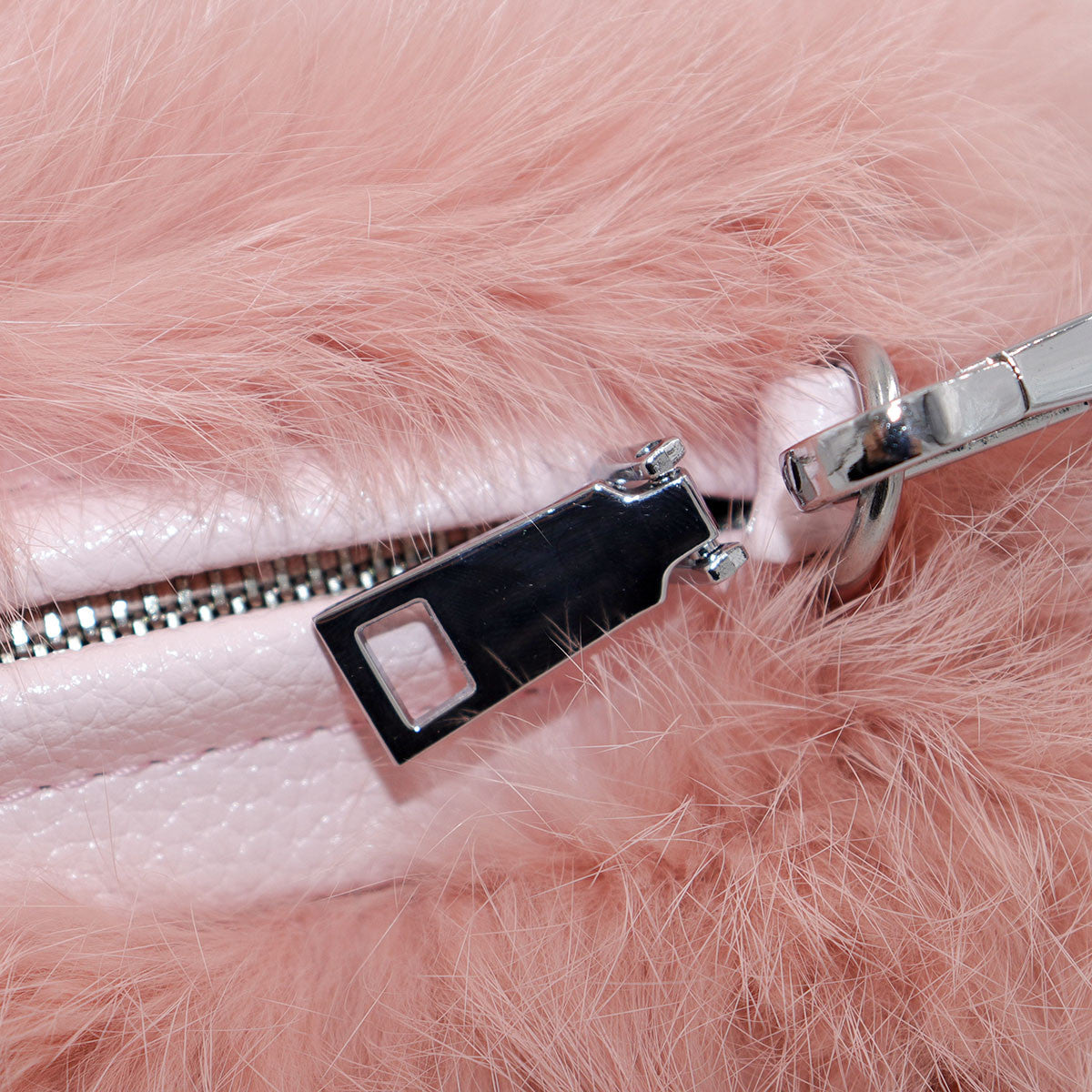Rabbit Fur Muff Bag