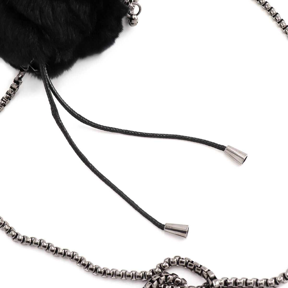 Rex Rabbit Fur Mobile Bag