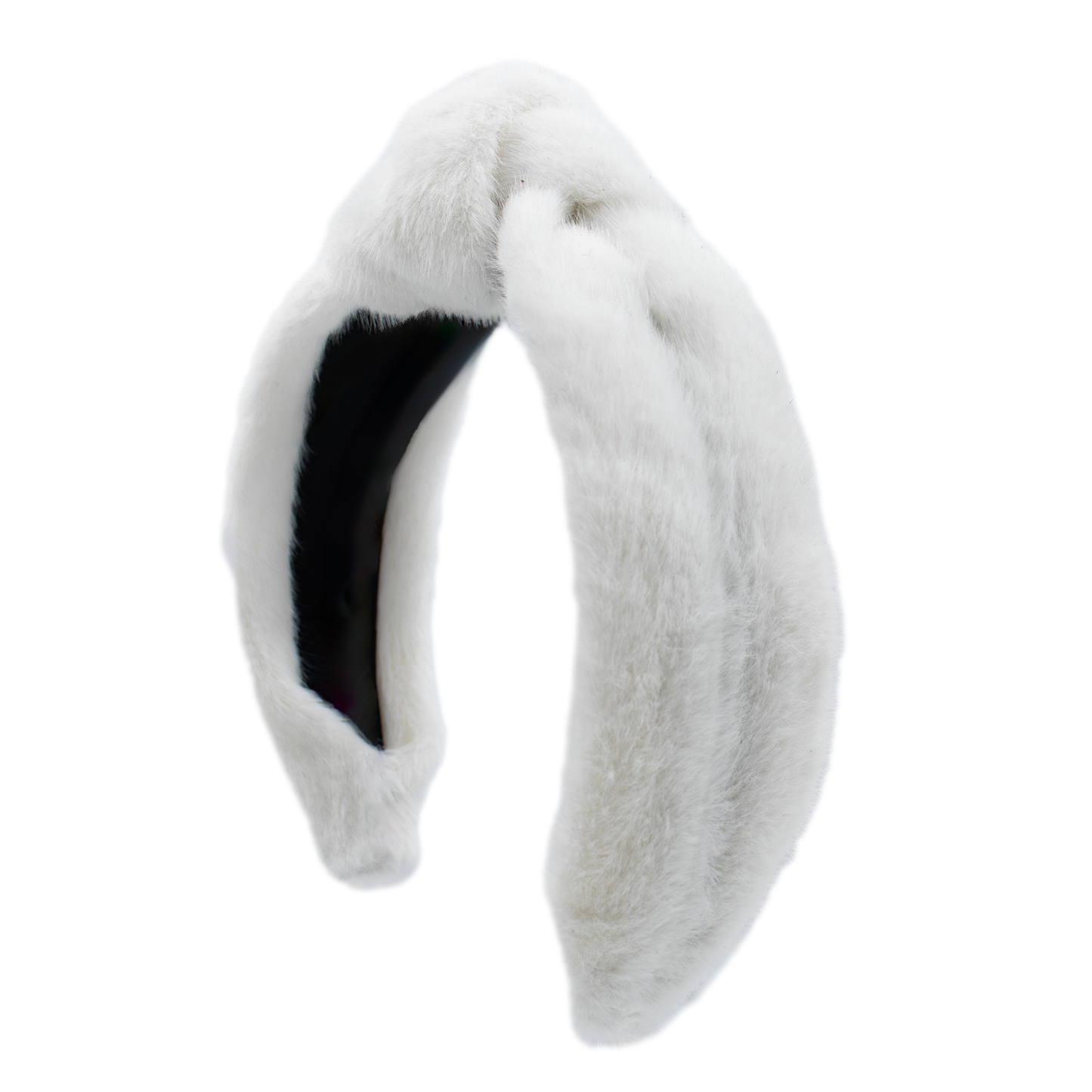 Faux Mink Fur Hairband with Knot