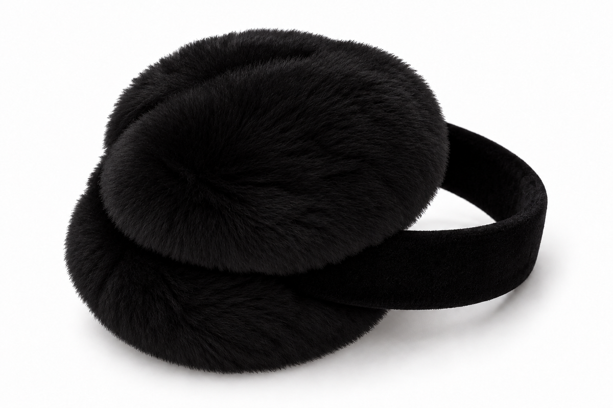 Sheepskin Earmuff with Velvet Band