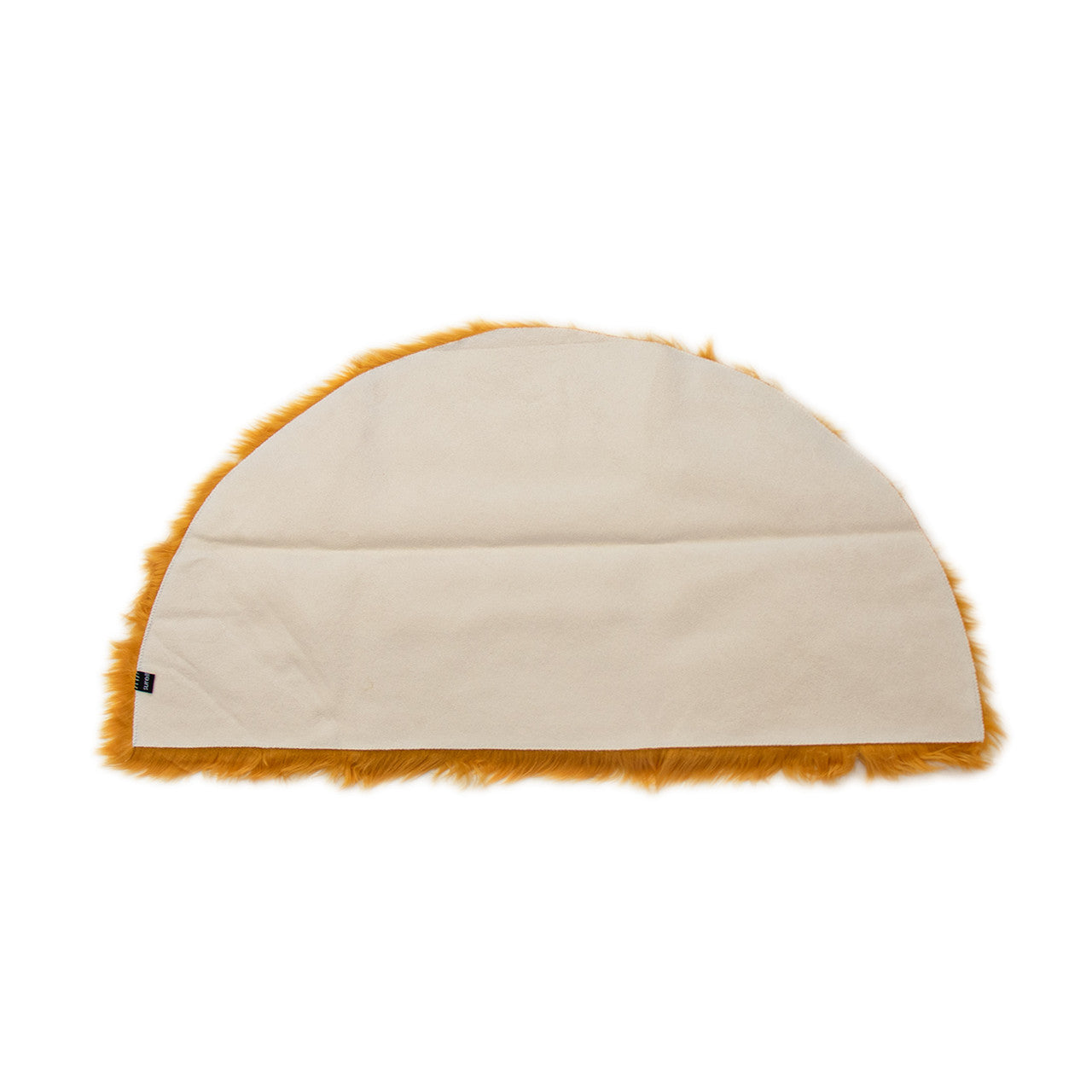Faux Fur Half-Circle Rug
