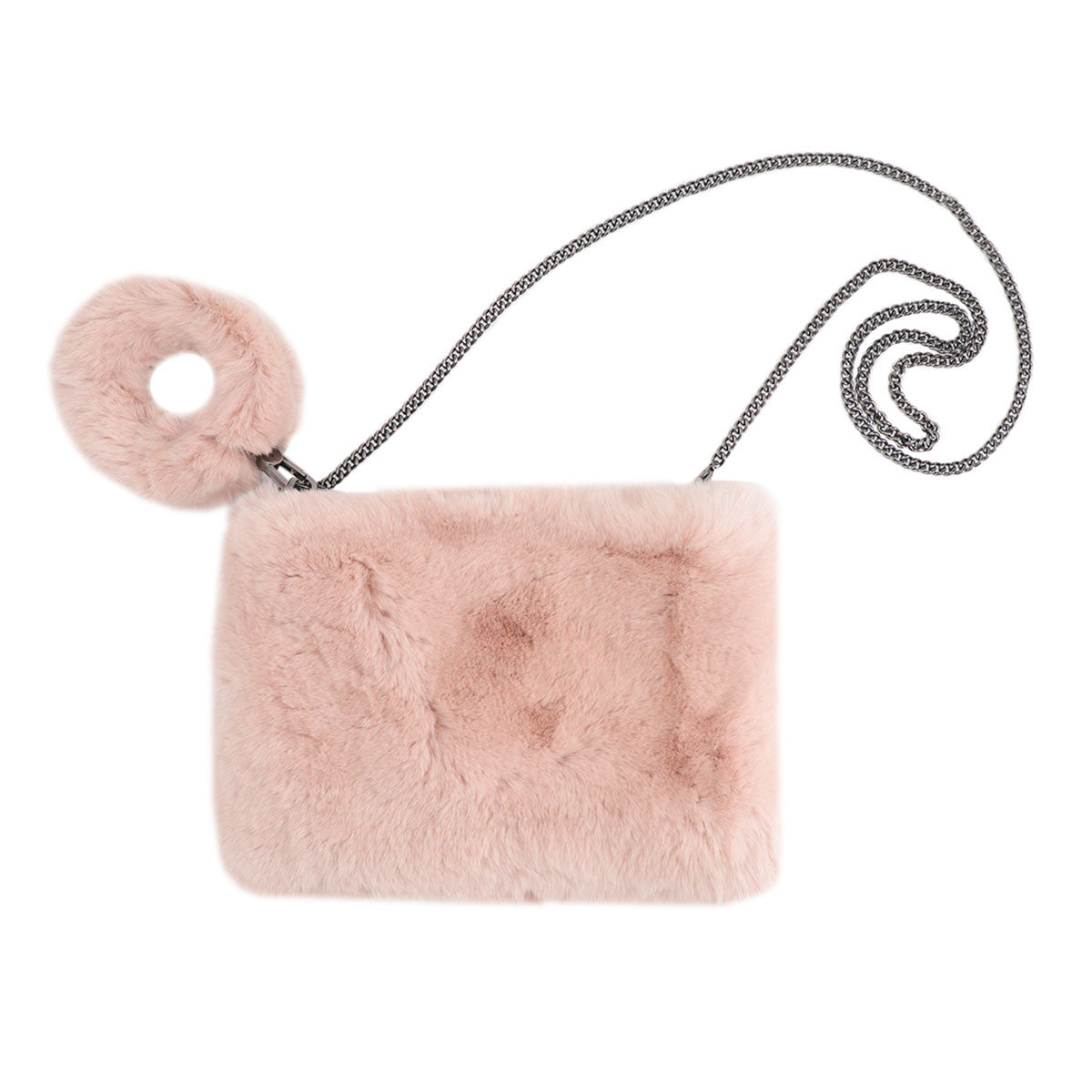 Rex Rabbit Fur Wristlet