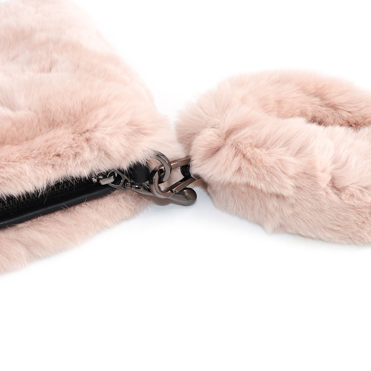 Rex Rabbit Fur Wristlet