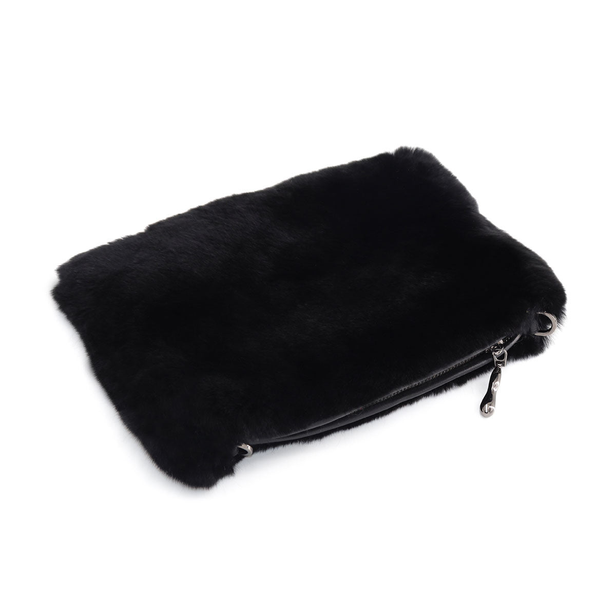 Rex Rabbit Fur Wristlet