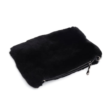 Rex Rabbit Fur Wristlet