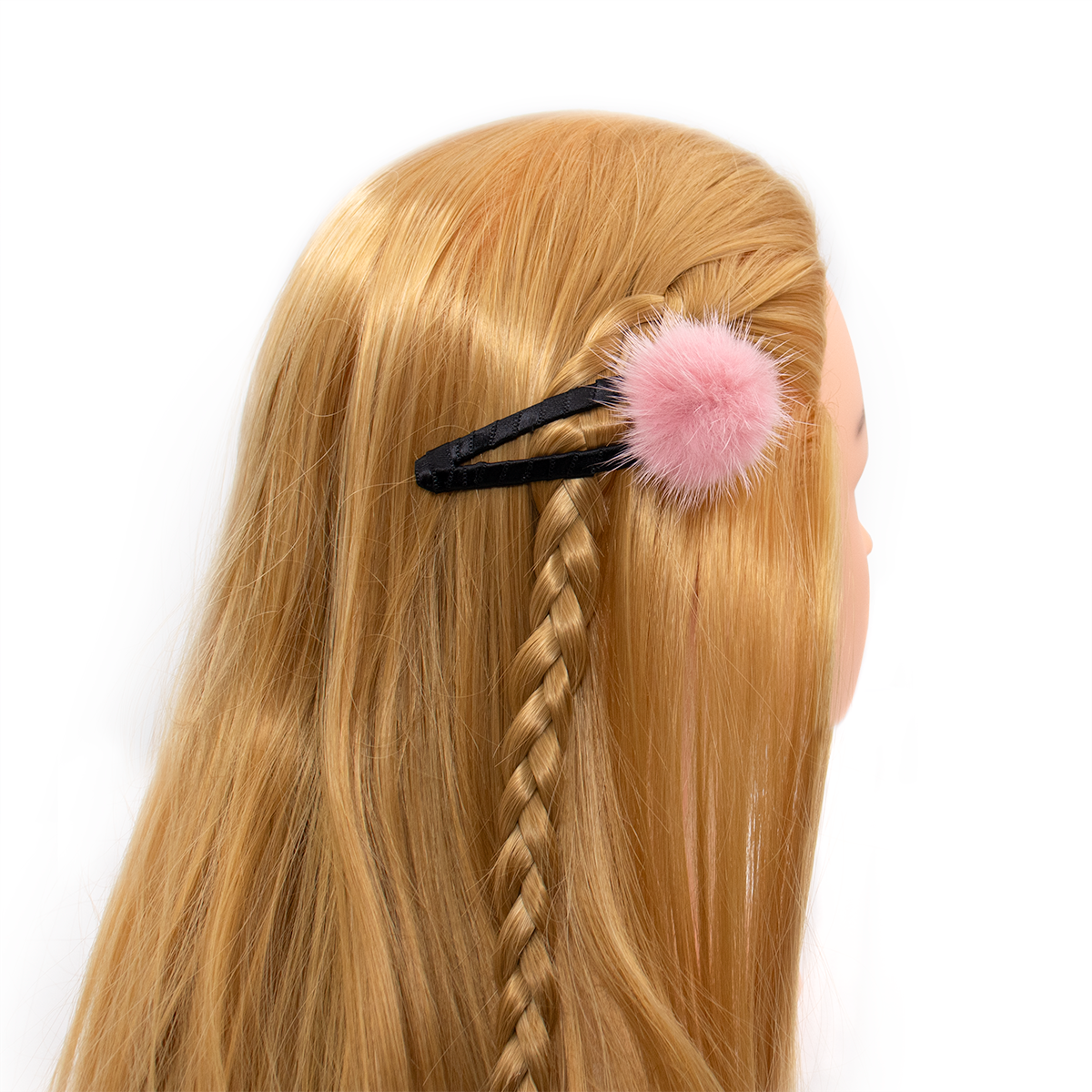 Mink Pom Clip