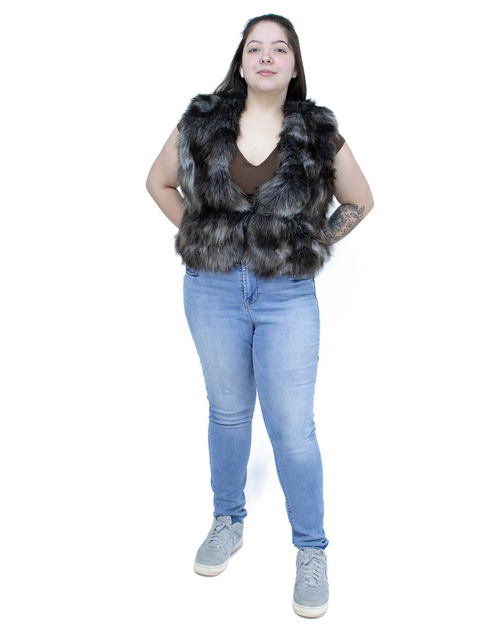Faux Fox Fur Vest