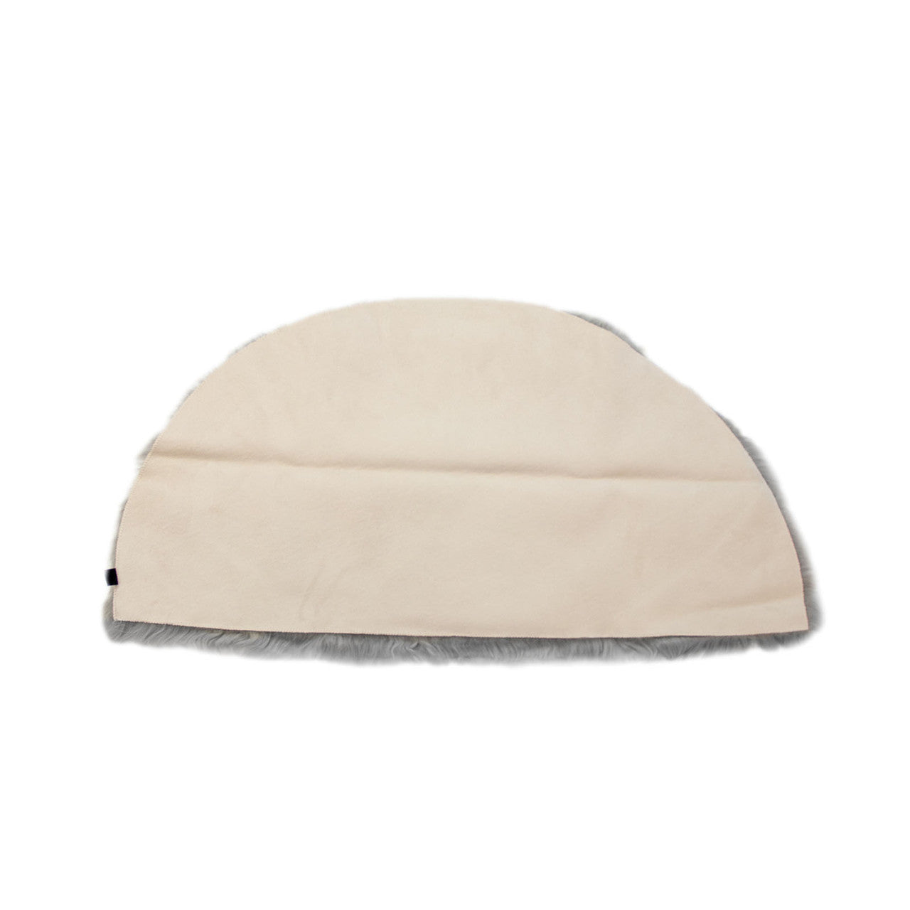 Faux Fur Half-Circle Rug