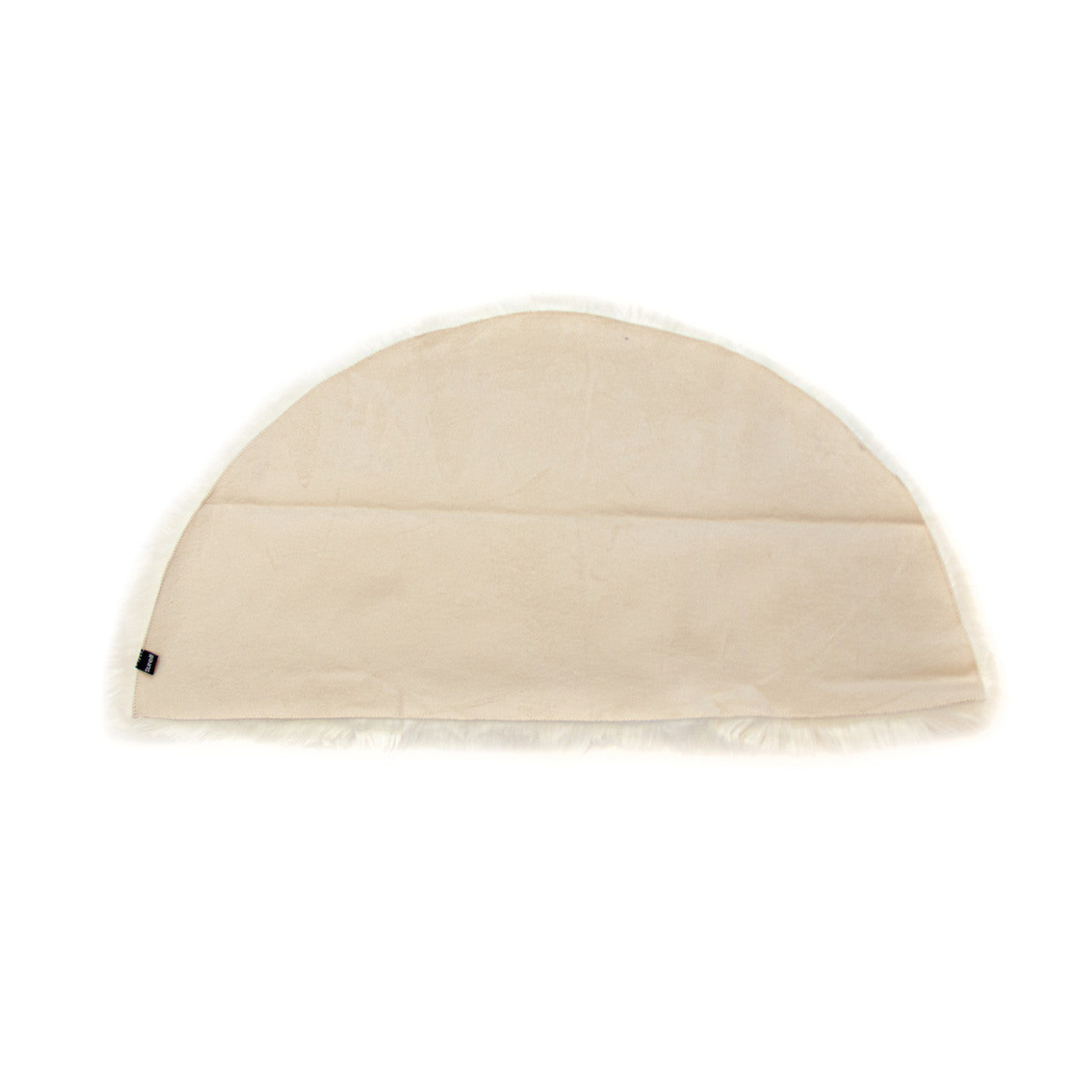 Faux Fur Half-Circle Rug