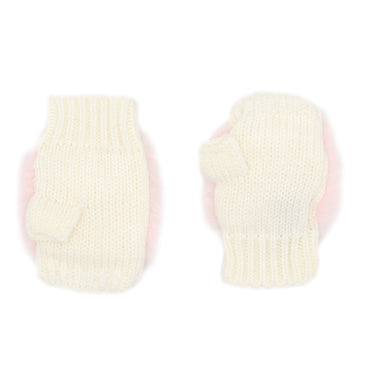Children's Texting Mittens with Faux Rex Fur