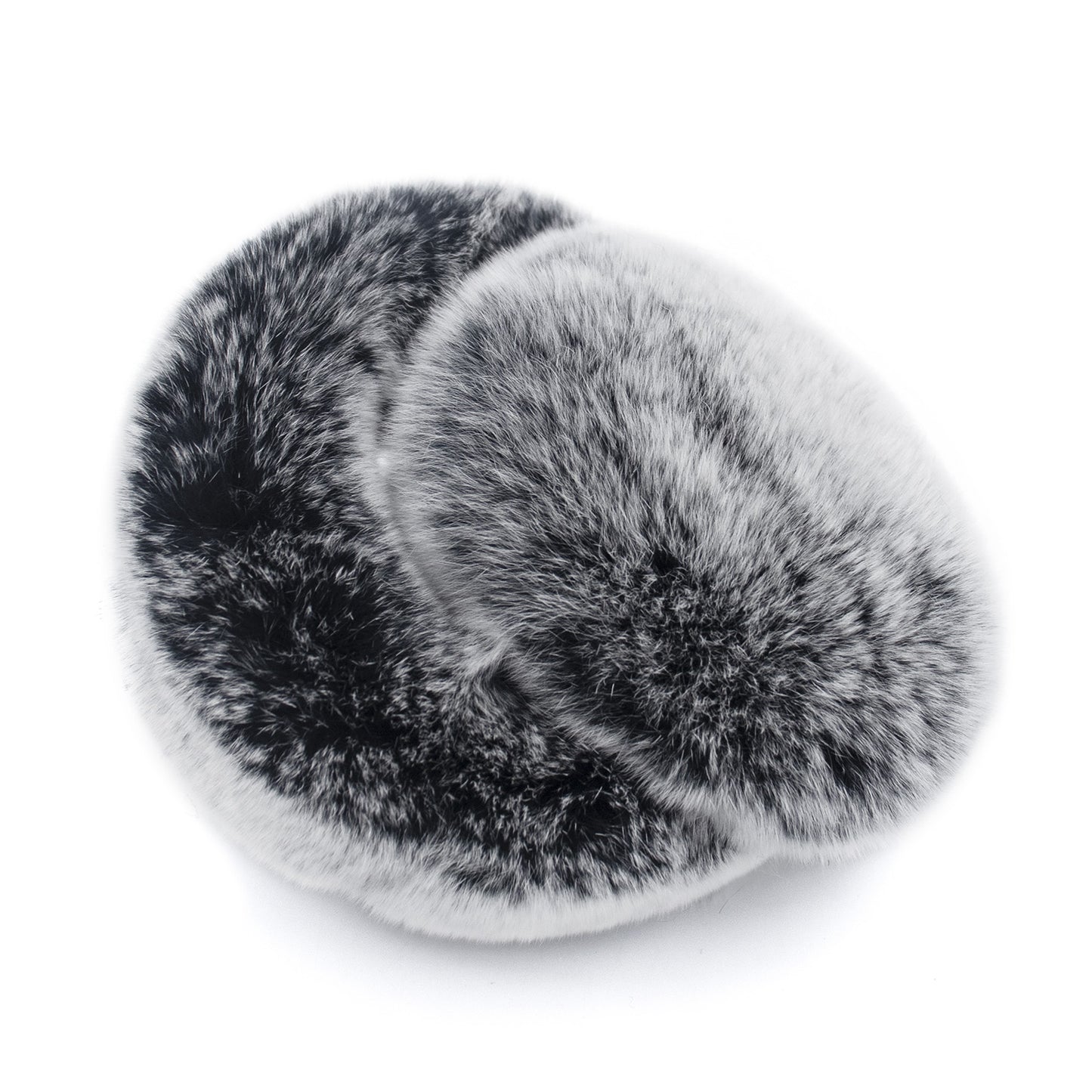 Rex Rabbit Fur Earmuffs with Halo Band