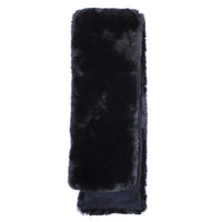 Faux Rex Rabbit Fur Pull-Through Scarf