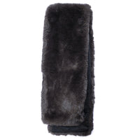 Faux Rex Rabbit Fur Pull-Through Scarf