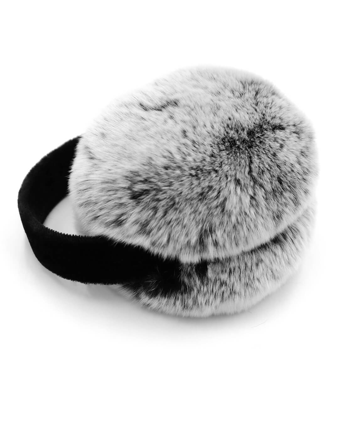 Rex Rabbit Fur Earmuffs with Velvet Band