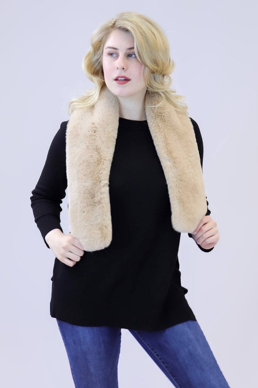 Faux Fur Rex Rabbit Pull-Through