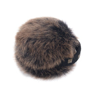 Faux Fox Fur Earmuffs with Studded Band