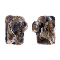 Rex Rabbit Fur Texting Mittens