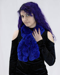 Rex Rabbit Fur Ruffle Pull-Through