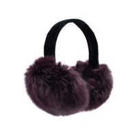 Rabbit Fur Earmuffs with Velvet Band