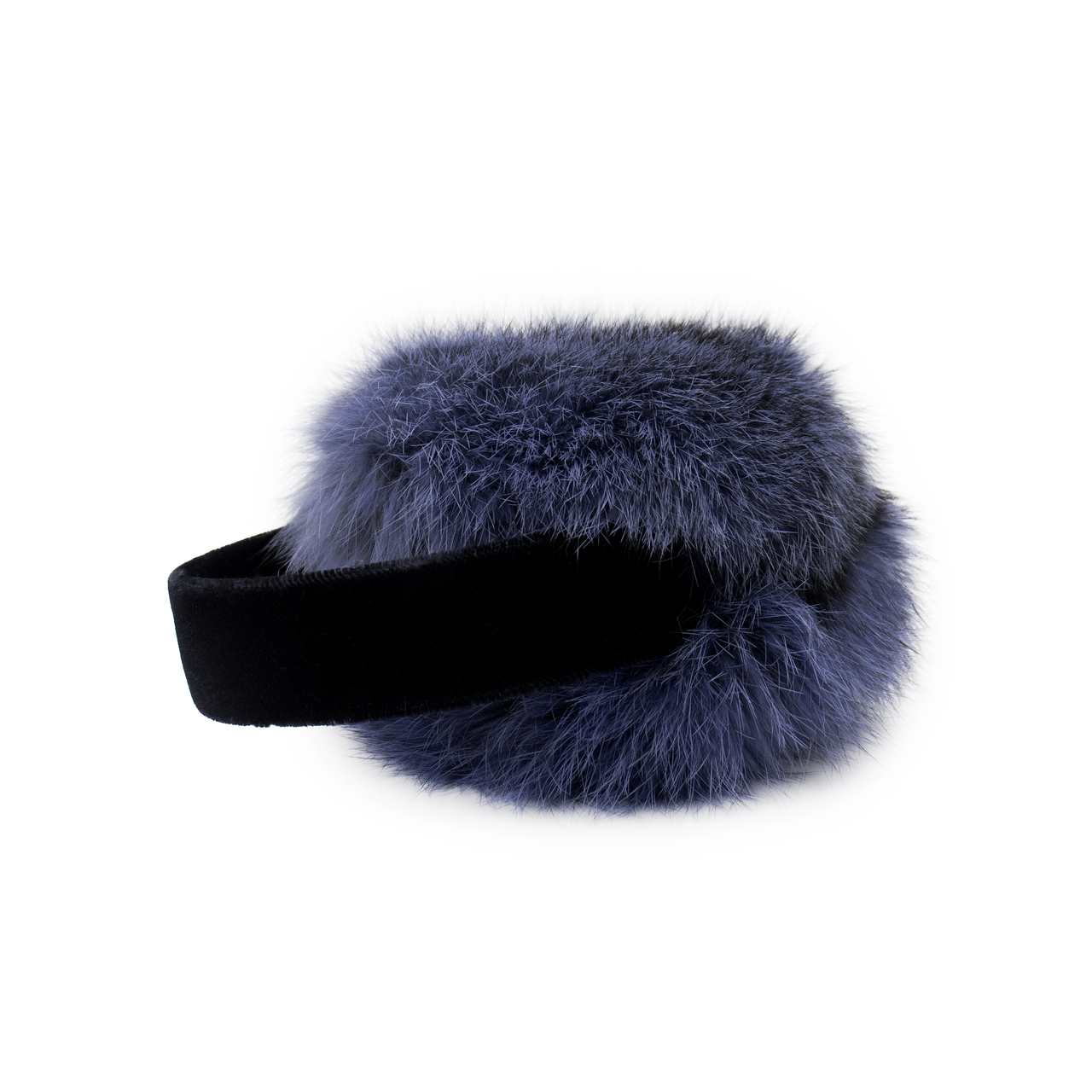 Rabbit Fur Earmuffs with Velvet Band