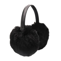 Black Faux Fur Adjustable Earmuffs